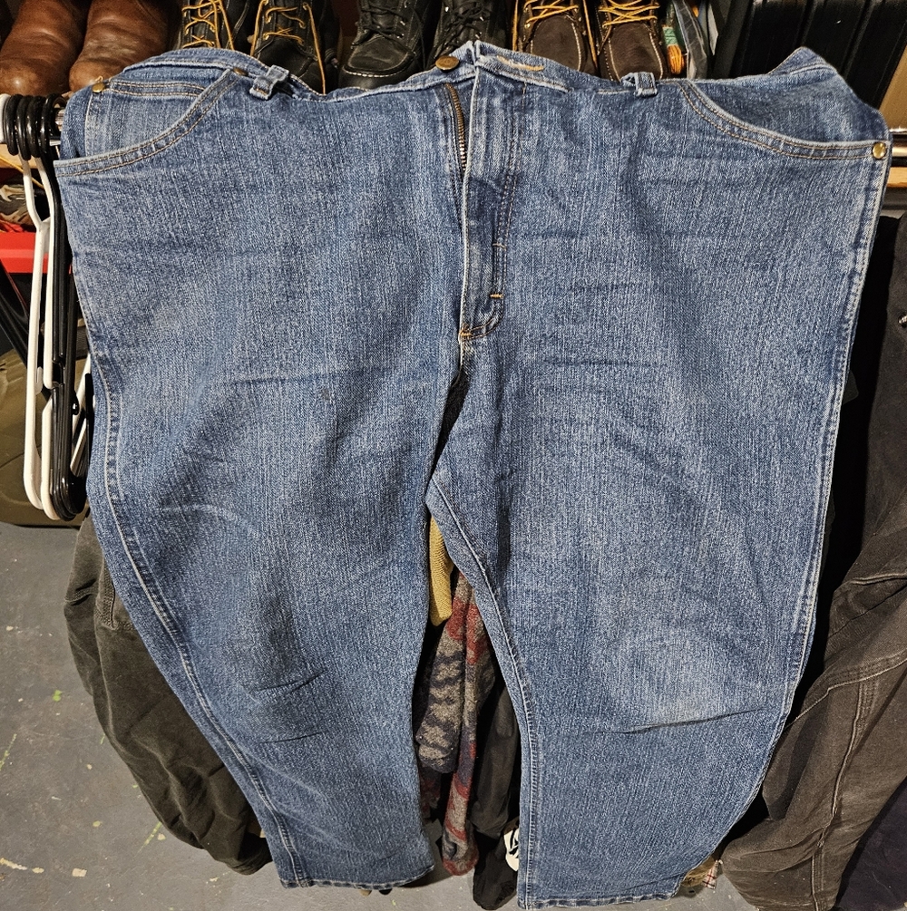 2 Pairs-Wrangler Jeans 40x30